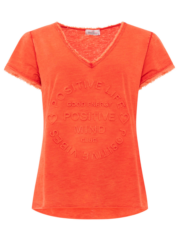 Zwillingsherz Damen T-Shirt BW "Positive Mind"
