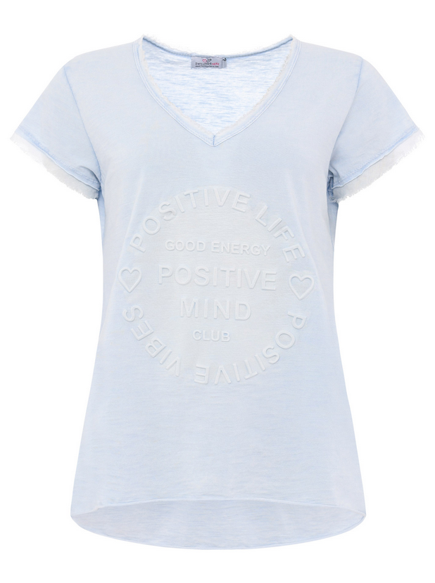 Zwillingsherz Damen T-Shirt BW "Positive Mind"