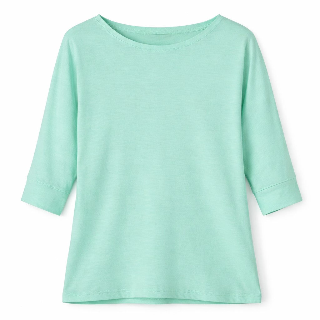 Ragwear Damen T-Shirt Shimona Slub – lagoon green