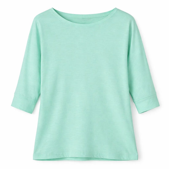 Ragwear Damen T-Shirt Shimona Slub – lagoon green