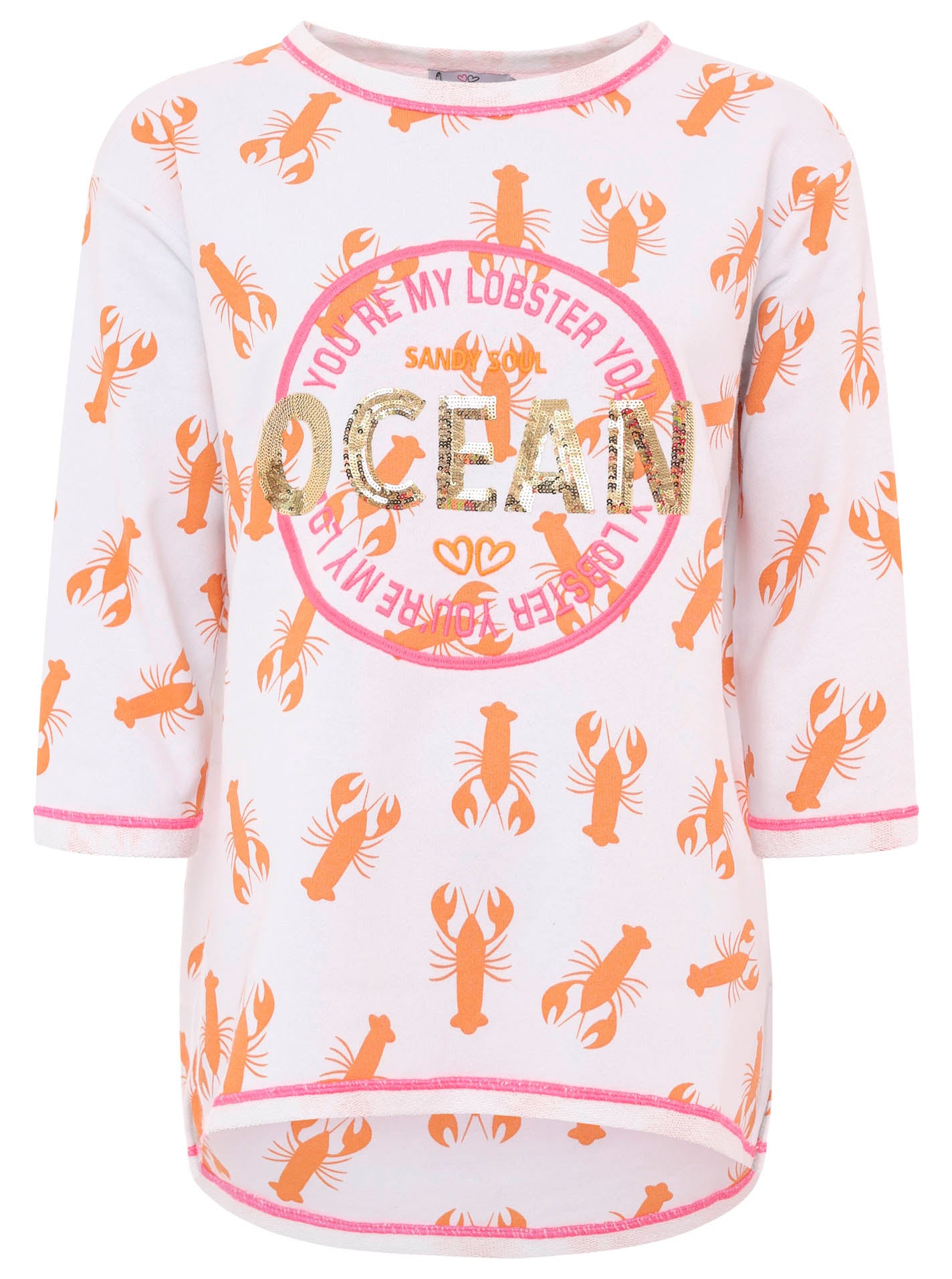 Zwillingsherz Damen Shirt "Ocean Sandy Soul"