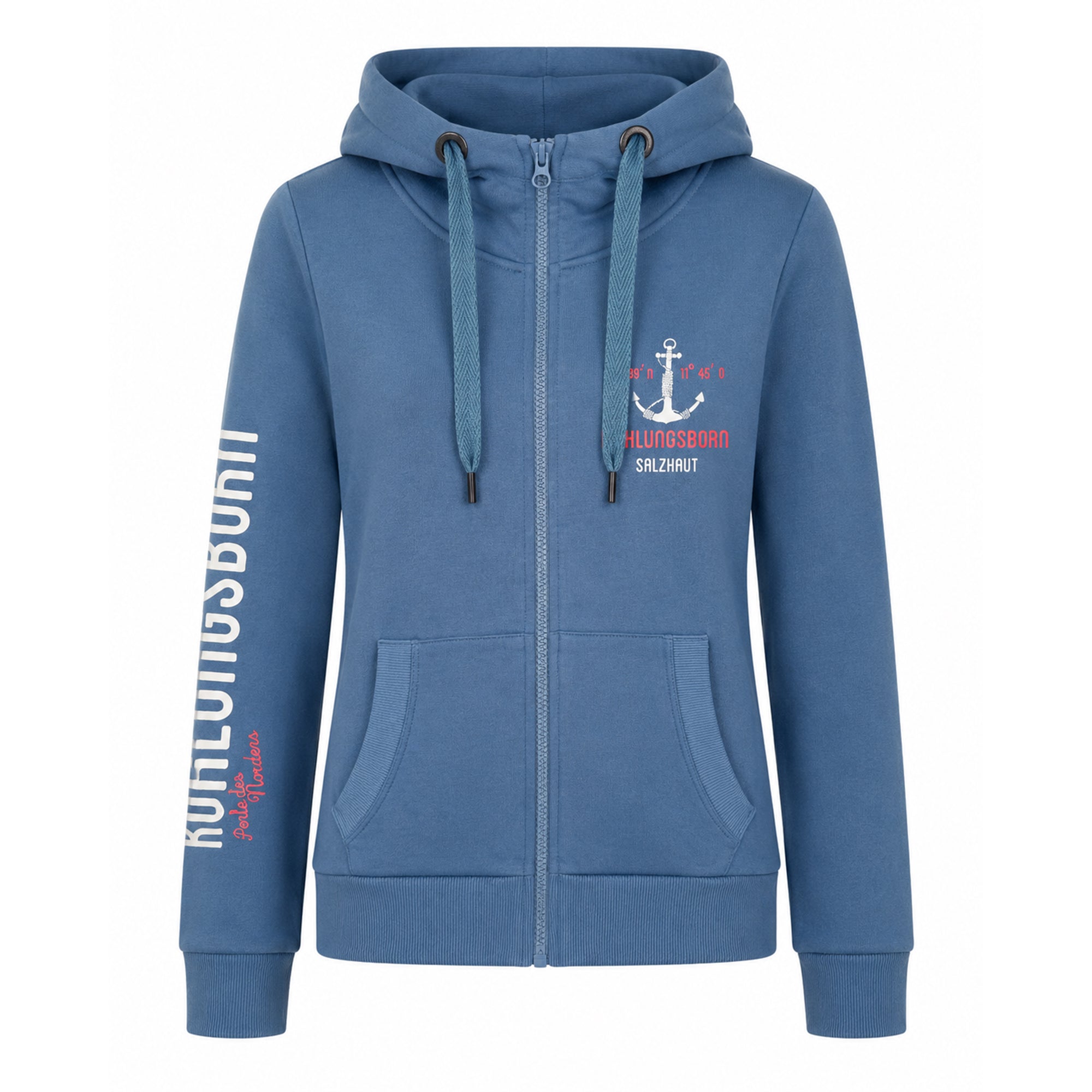 Salzhaut Damen Kapuzen-Sweatjacke Sööte "Kühlungsborn"