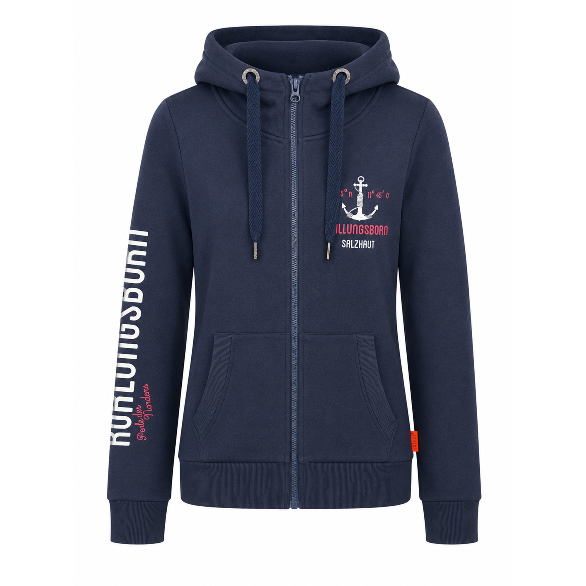 Salzhaut Damen Kapuzen-Sweatjacke Sööte "Kühlungsborn"