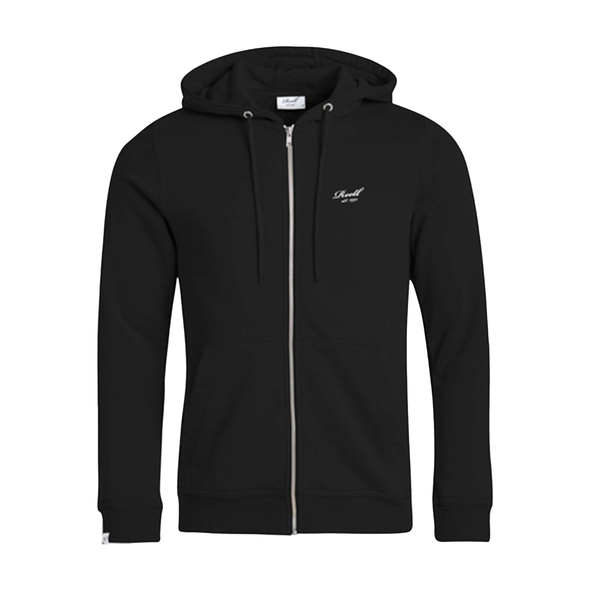 Reell Herren Kapuzenjacke Staple Terry Zip - deep black
