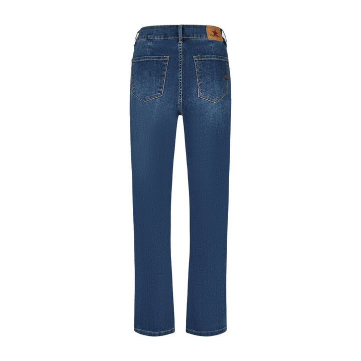 Buena Vista Damen Jeans Stella-Zip straight stretch denim