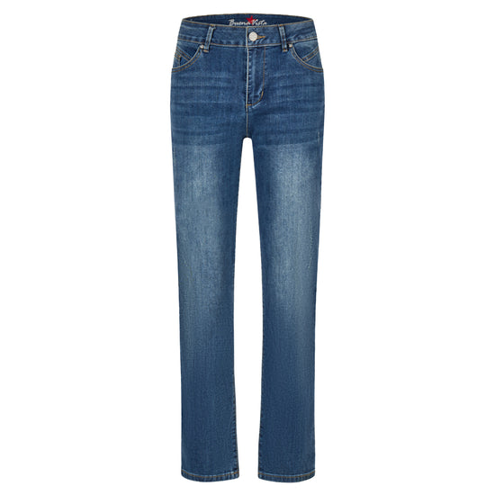 Buena Vista Damen Jeans Stella-Zip straight-S stretch denim