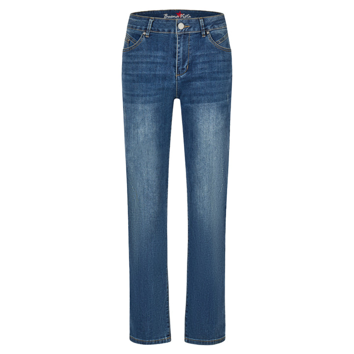 Buena Vista Damen Jeans Stella-Zip straight-S stretch denim