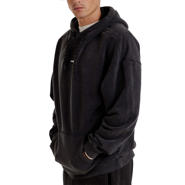 Kleinigkeit Herren Kapuzenpullover Stencil Washington Hoodie