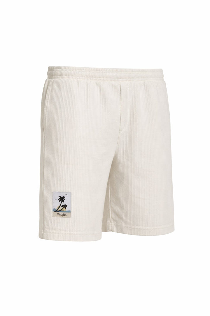 Kleinigkeit Herren Shorts Stilles Cördchen Shorts – salt grey