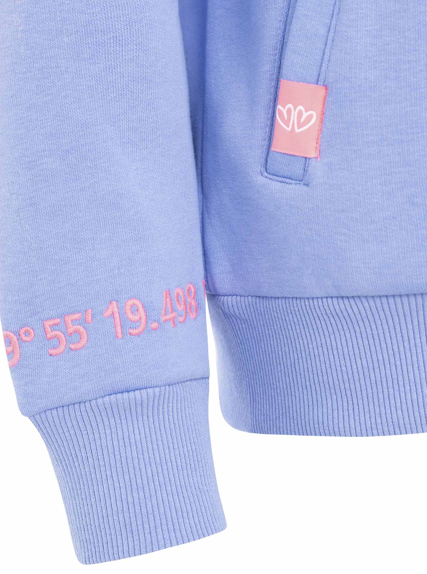 Zwillingsherz Damen Sweatbomberjacke "Meine Heimat"