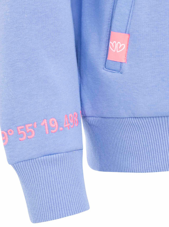 Zwillingsherz Damen Sweatbomberjacke "Meine Heimat"