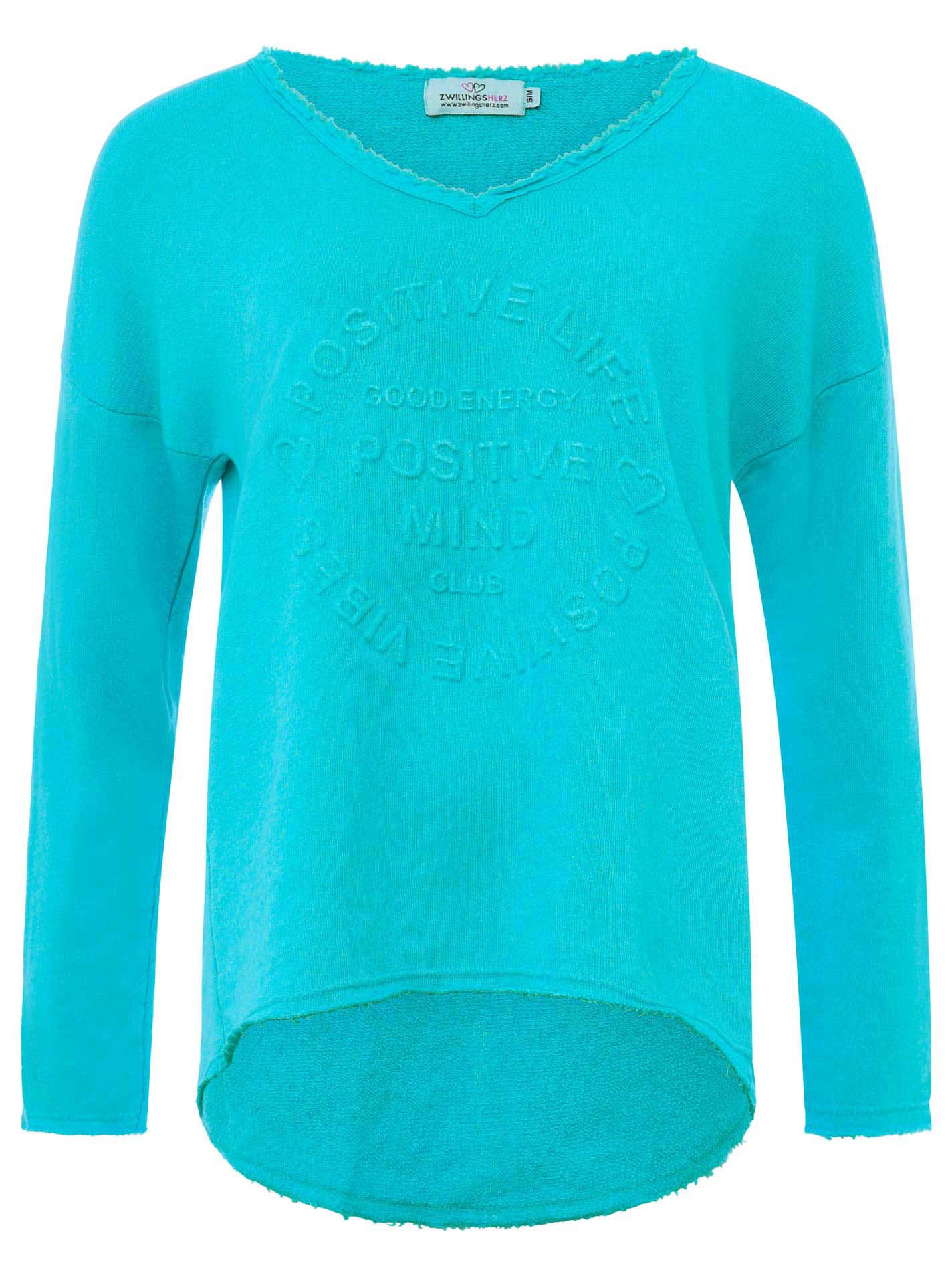 Zwillingsherz Damen Sweatshirt BW "Positive Mind"