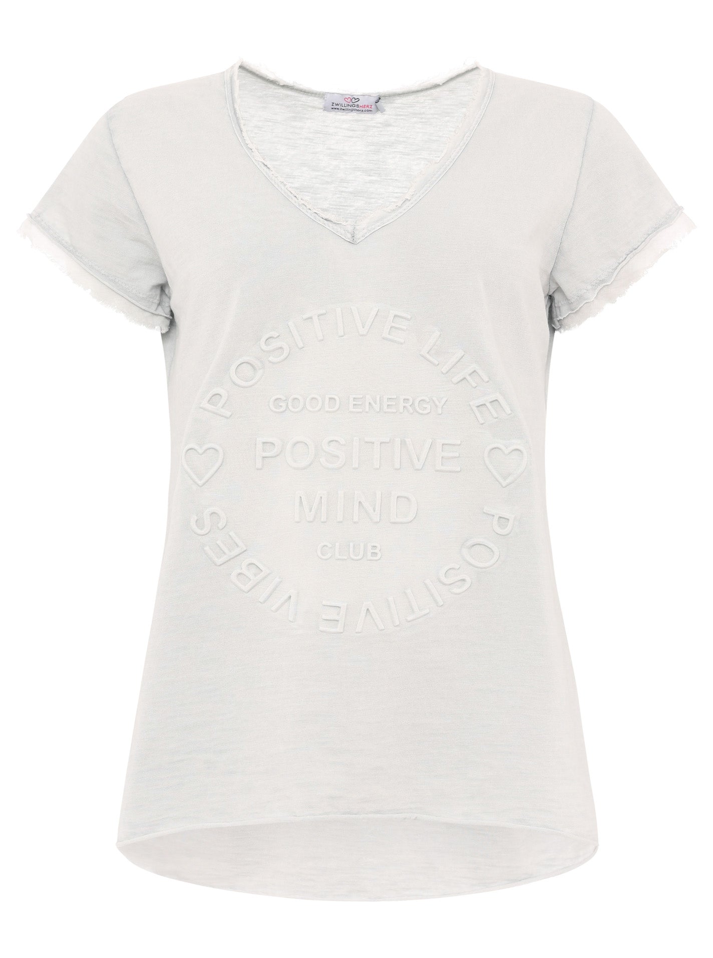 Zwillingsherz Damen T-Shirt BW "Positive Mind"