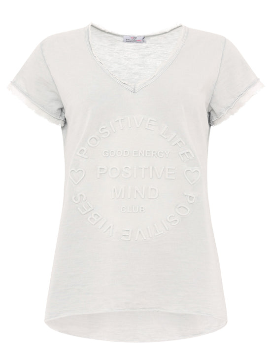 Zwillingsherz Damen T-Shirt BW "Positive Mind"