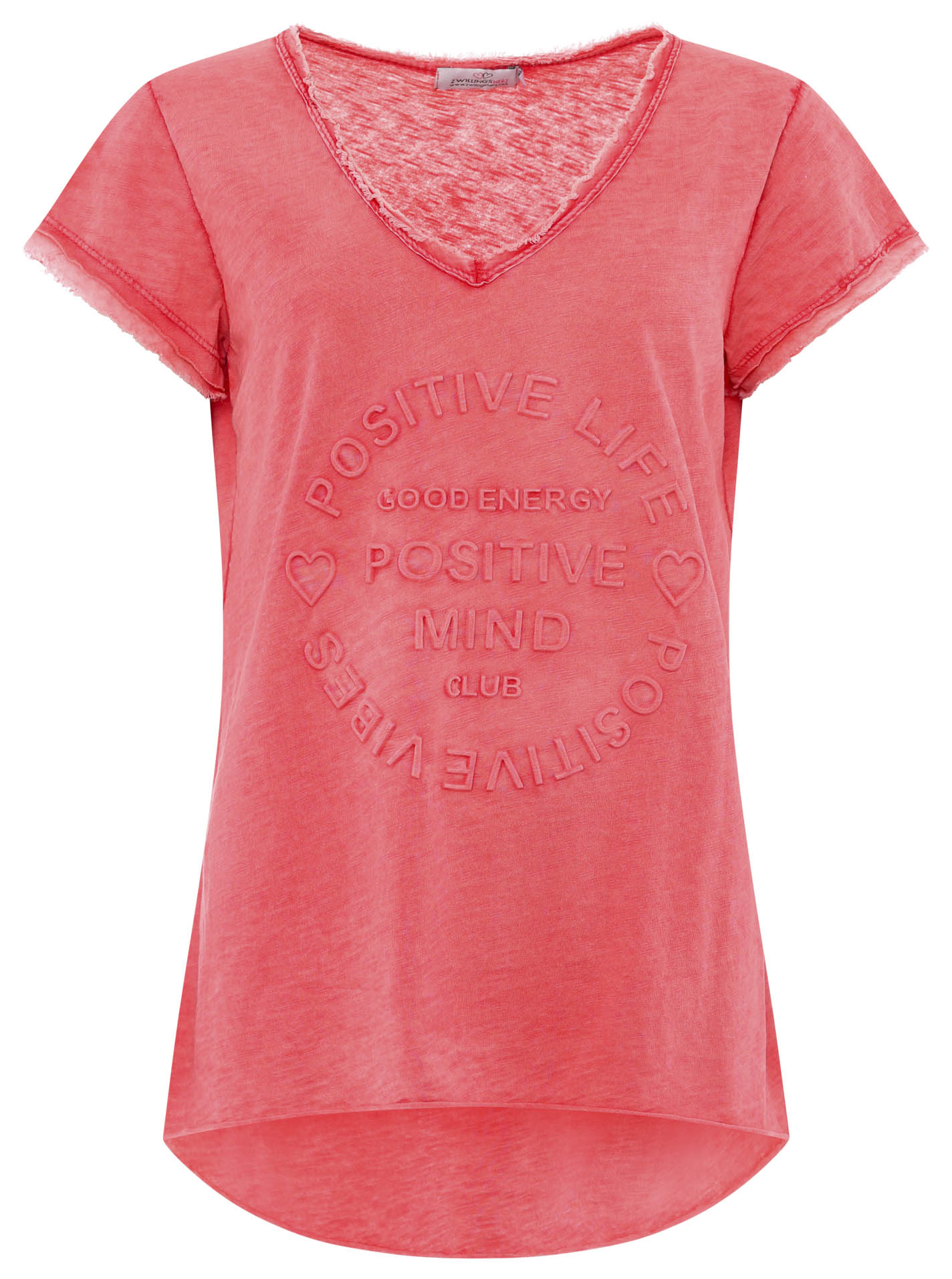 Zwillingsherz Damen T-Shirt BW "Positive Mind"