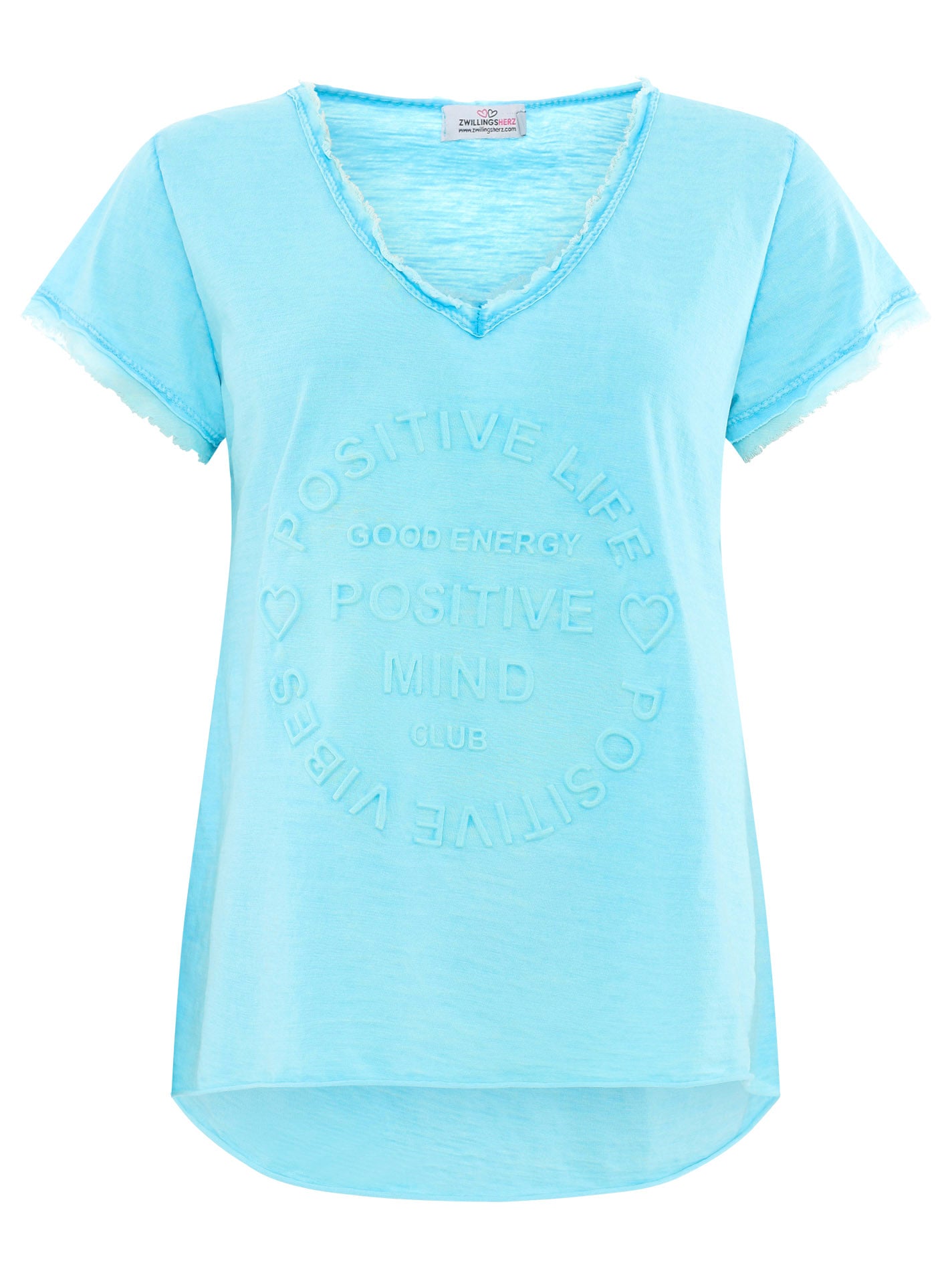 Zwillingsherz Damen T-Shirt BW "Positive Mind"