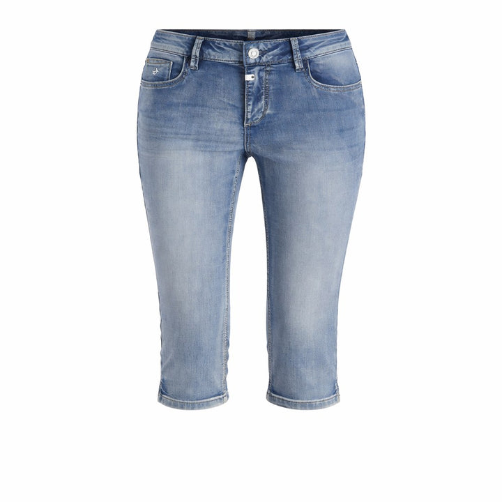 Timezone Damen Jeans Capri AleenaTZ 3/4 – aqua blue wash