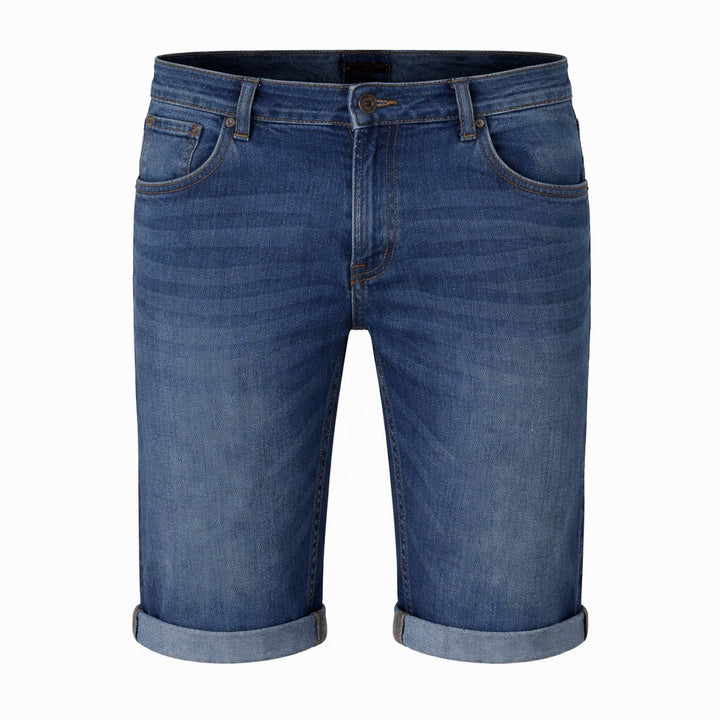 Timezone Herren Jeans-Short ScottyTZ Short – rough blue wash