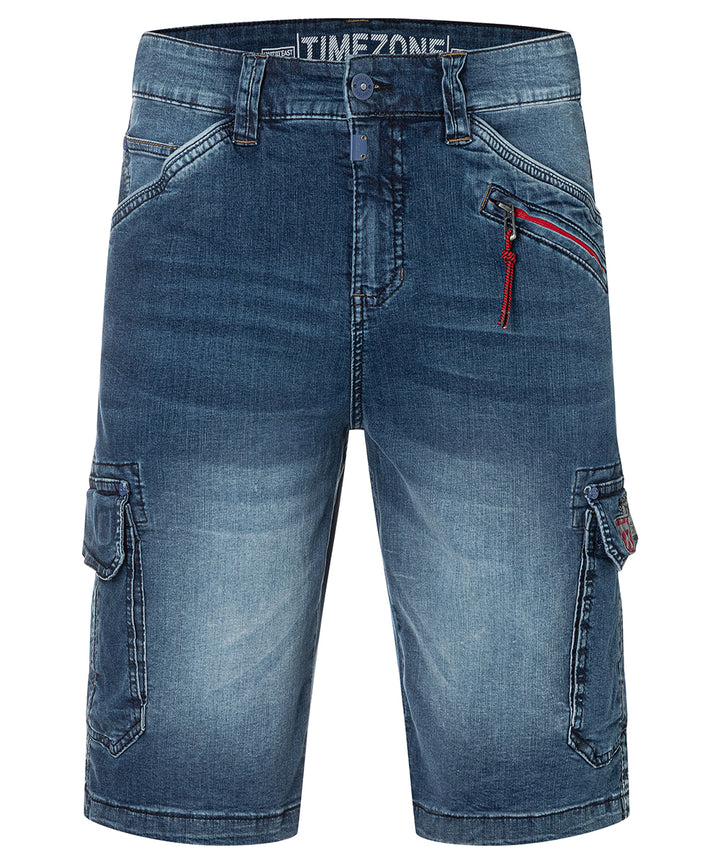 Timezone Herren Jeans-Short RykerTZ Short  – navy blue wash