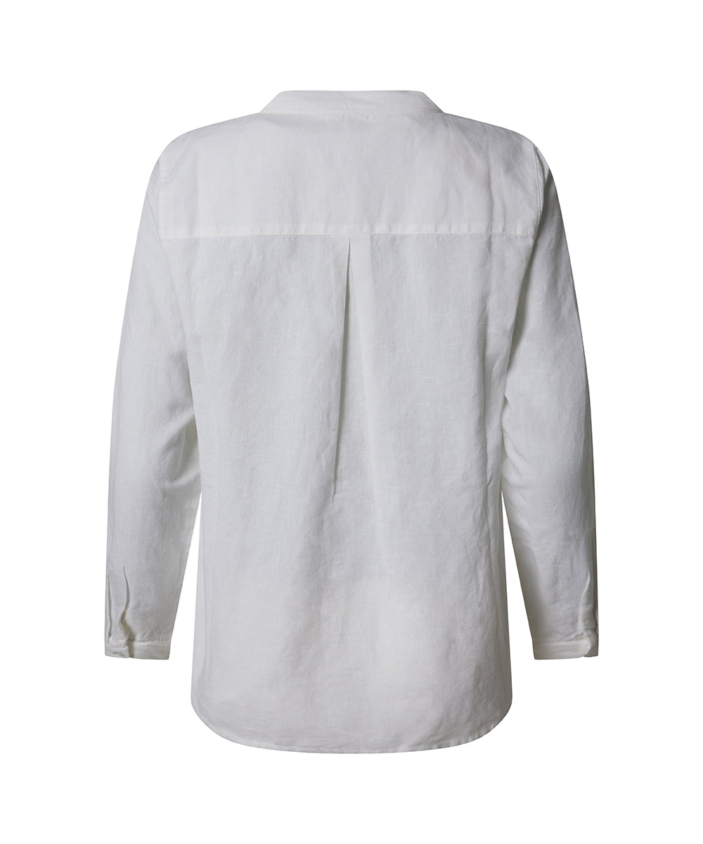 Timezone Damen Bluse Henley Linon Blouse