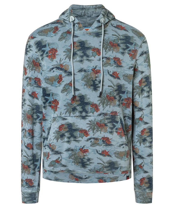 Timezone Herren Kapuzenpullover – blue aop