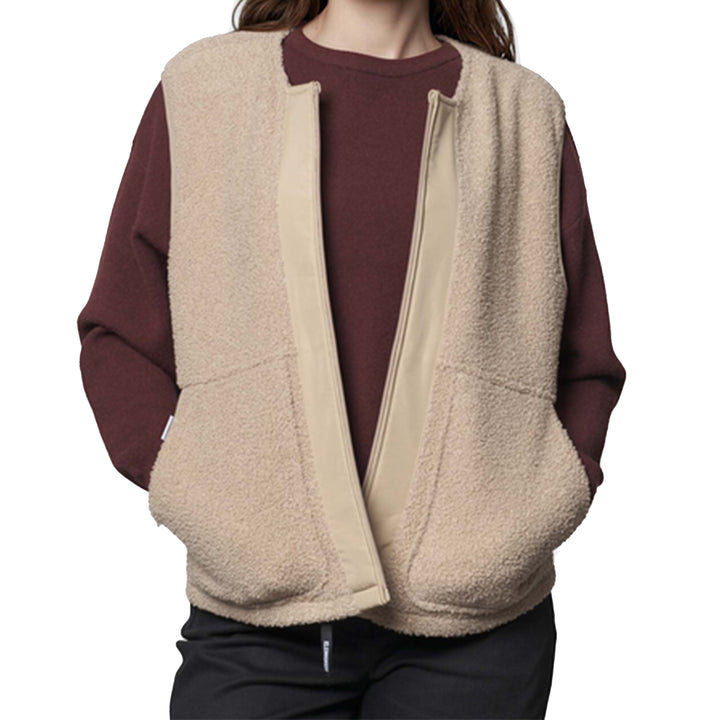 Kleinigkeit Damen Weste Teddy Wittler Vest  – sweet caramel