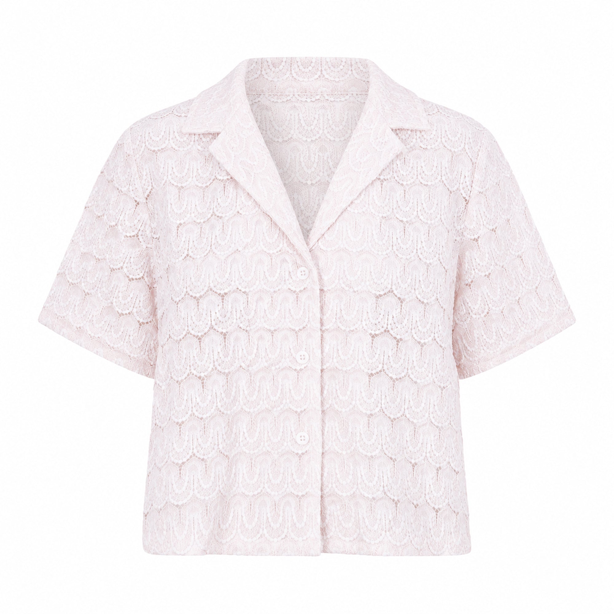 Kleinigkeit Damen Bluse Tine Strickler Crop Shört