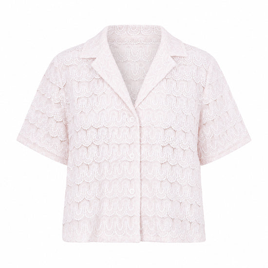 Kleinigkeit Damen Bluse Tine Strickler Crop Shört
