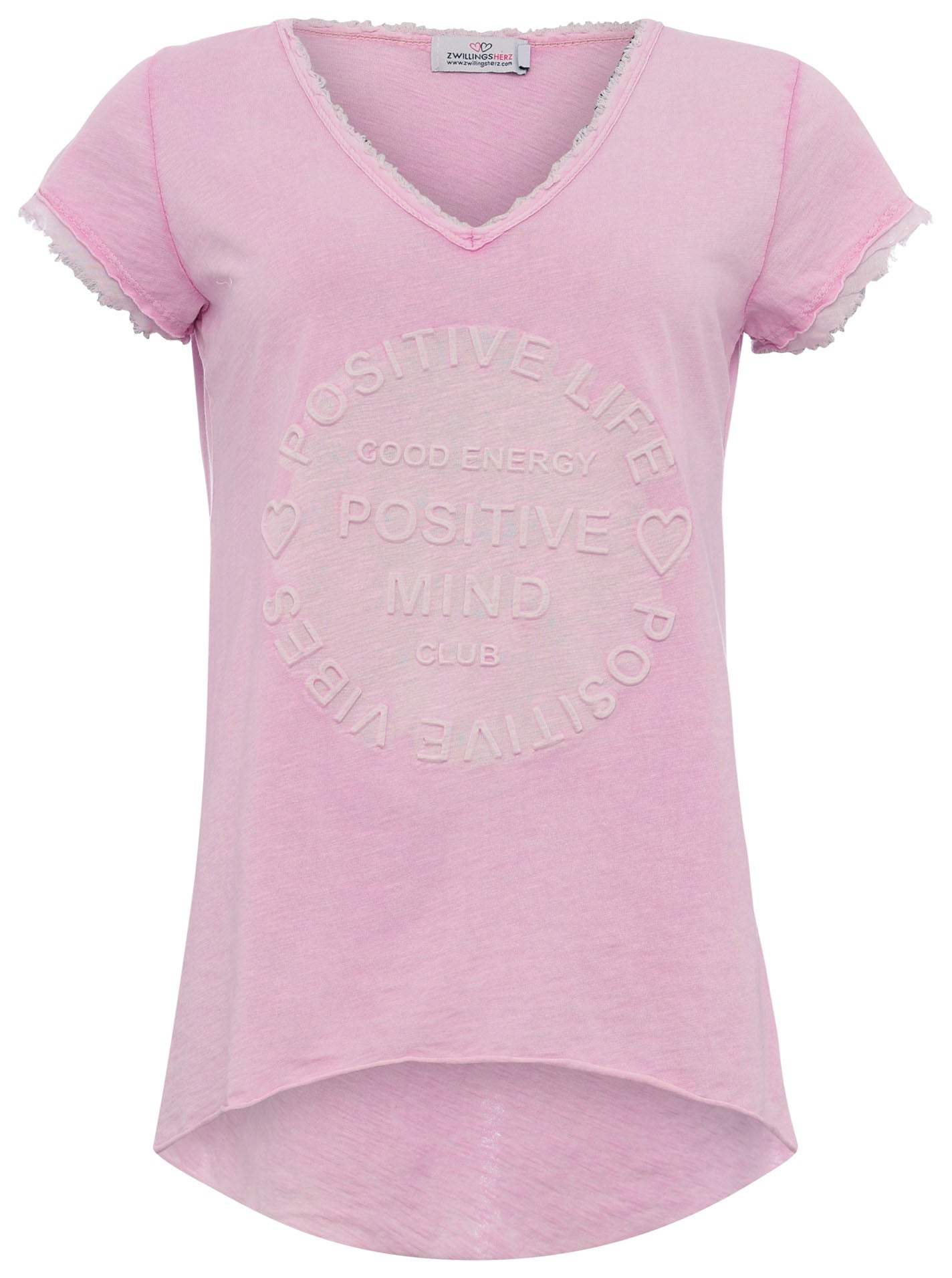 Zwillingsherz Damen T-Shirt BW "Positive Mind"