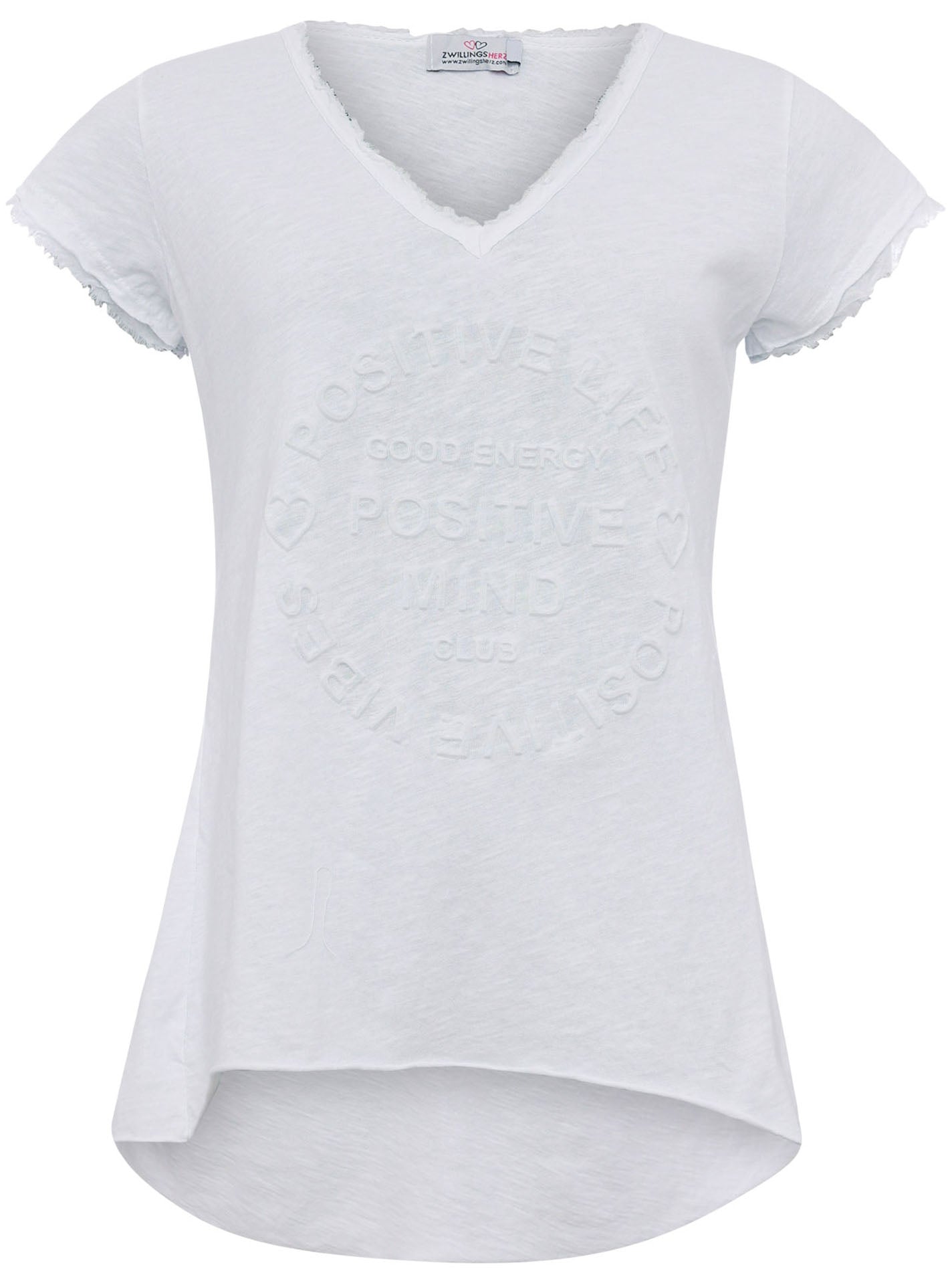 Zwillingsherz Damen T-Shirt BW "Positive Mind"