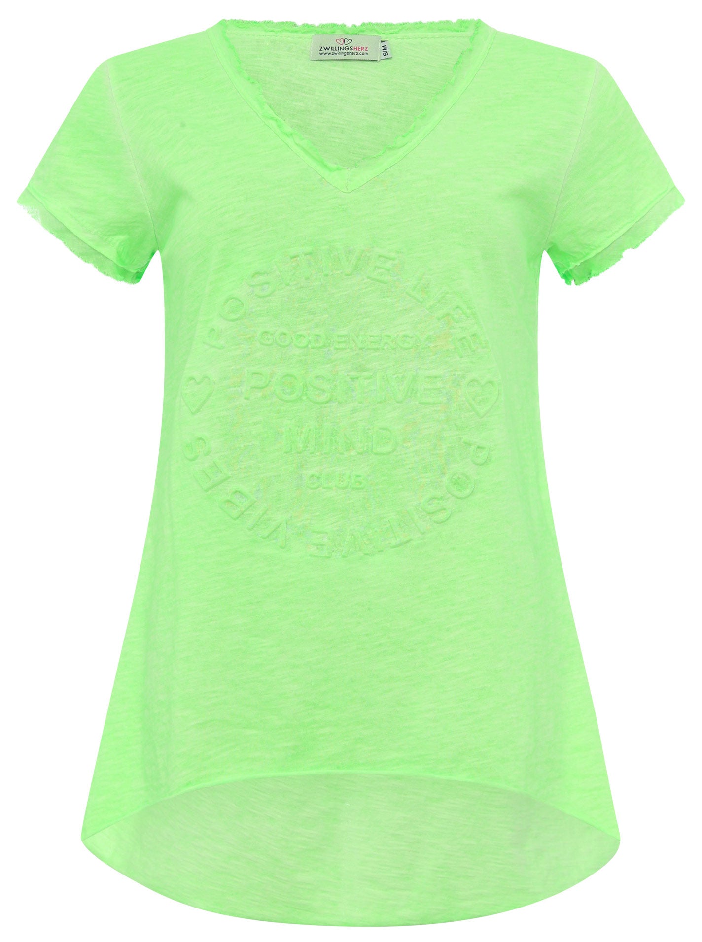 Zwillingsherz Damen T-Shirt BW "Positive Mind"