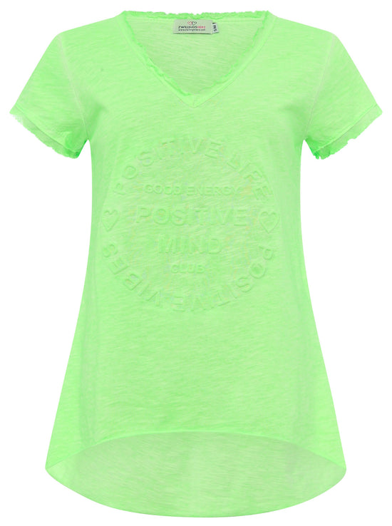 Zwillingsherz Damen T-Shirt BW "Positive Mind"