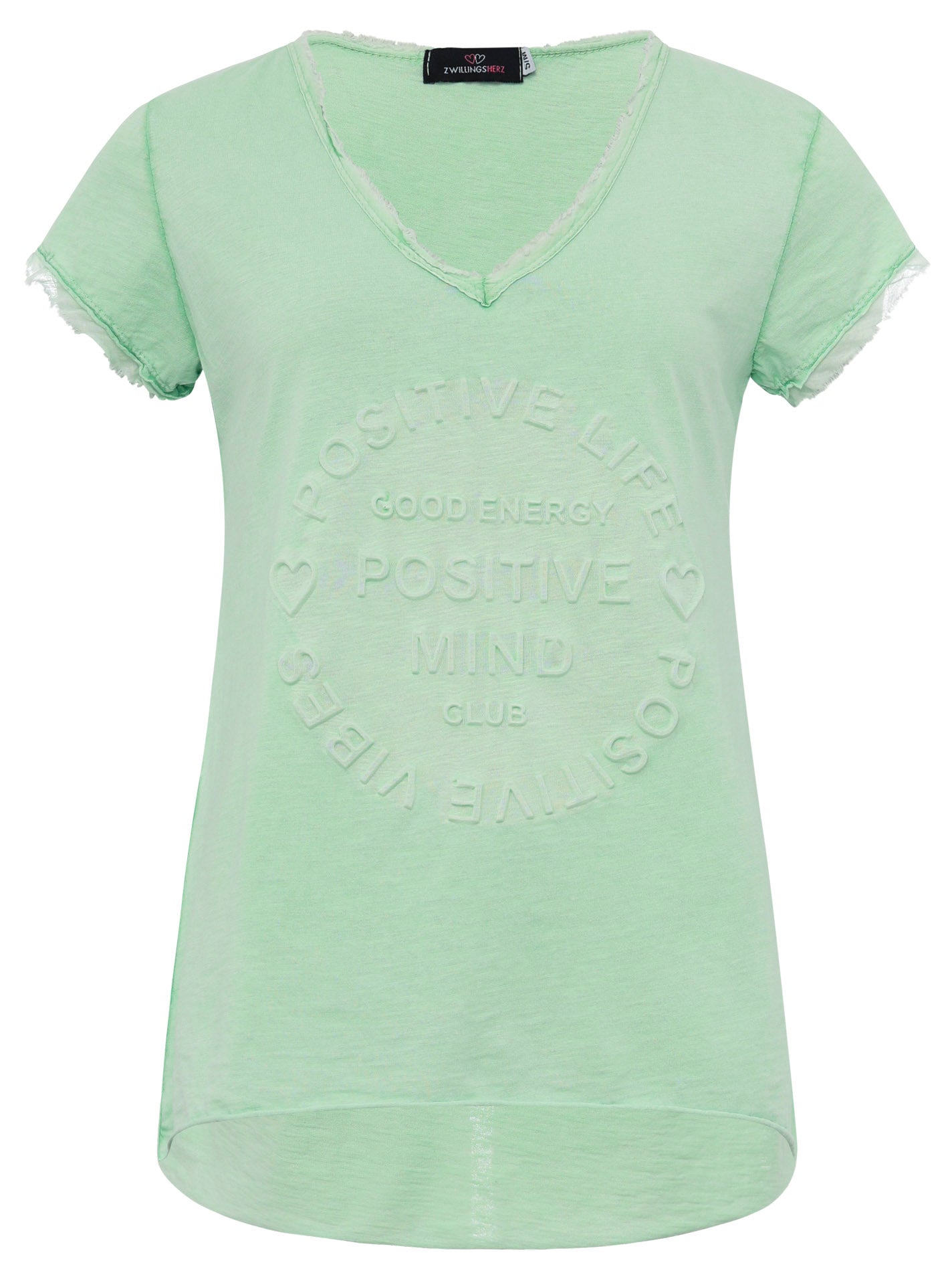 Zwillingsherz Damen T-Shirt BW "Positive Mind"