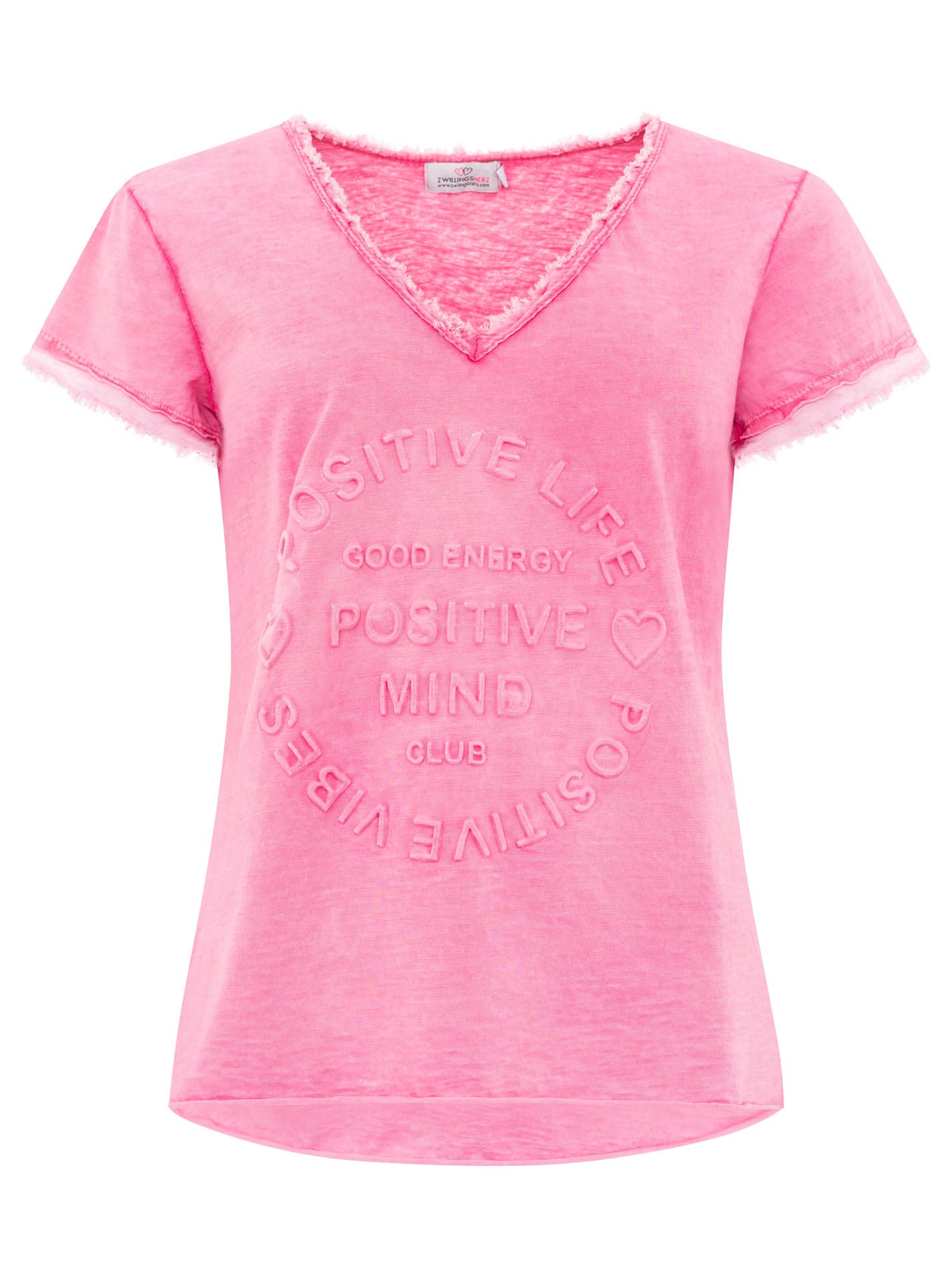 Zwillingsherz Damen T-Shirt BW "Positive Mind"