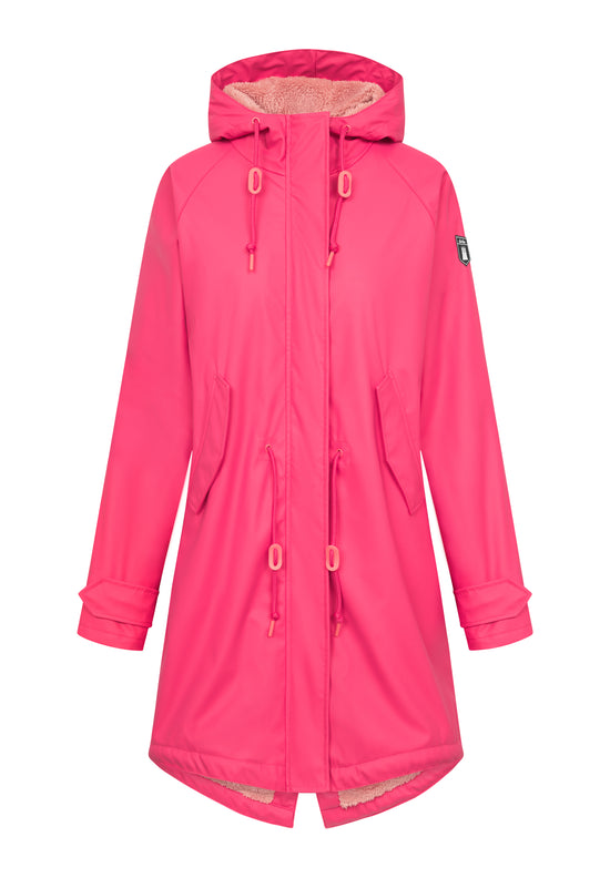 Derbe Damen Regenjacke Friese Tidaholm - azalea/rose tan