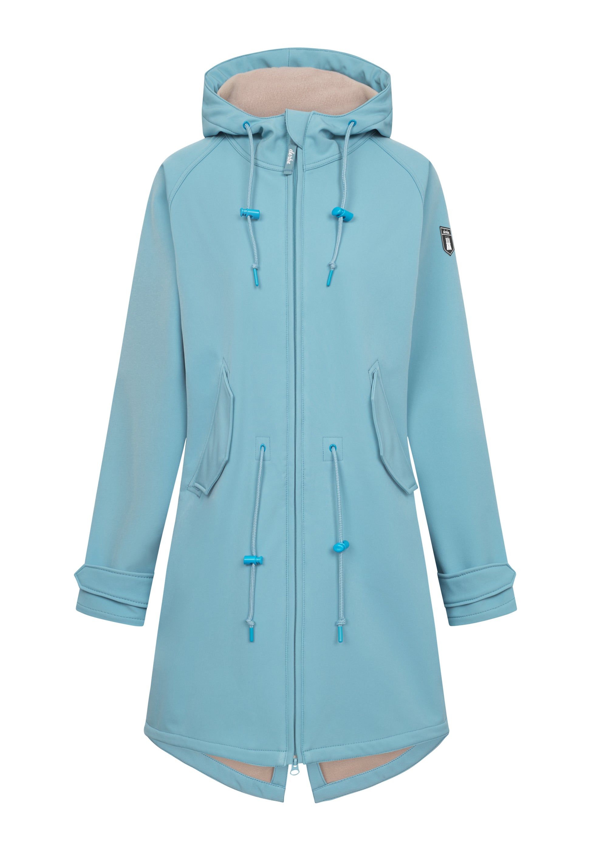 Derbe Damen Softshelljacke Friese Island milky blue/cobblestone