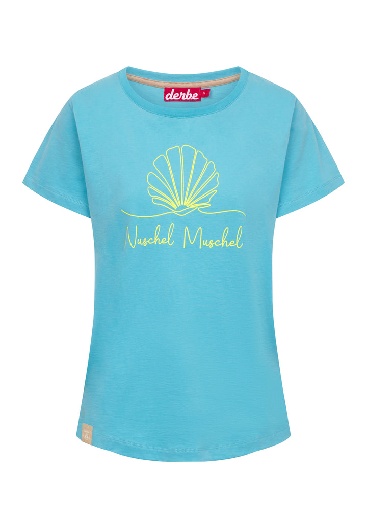 Derbe Damen T-Shirt Nuschel Muschel