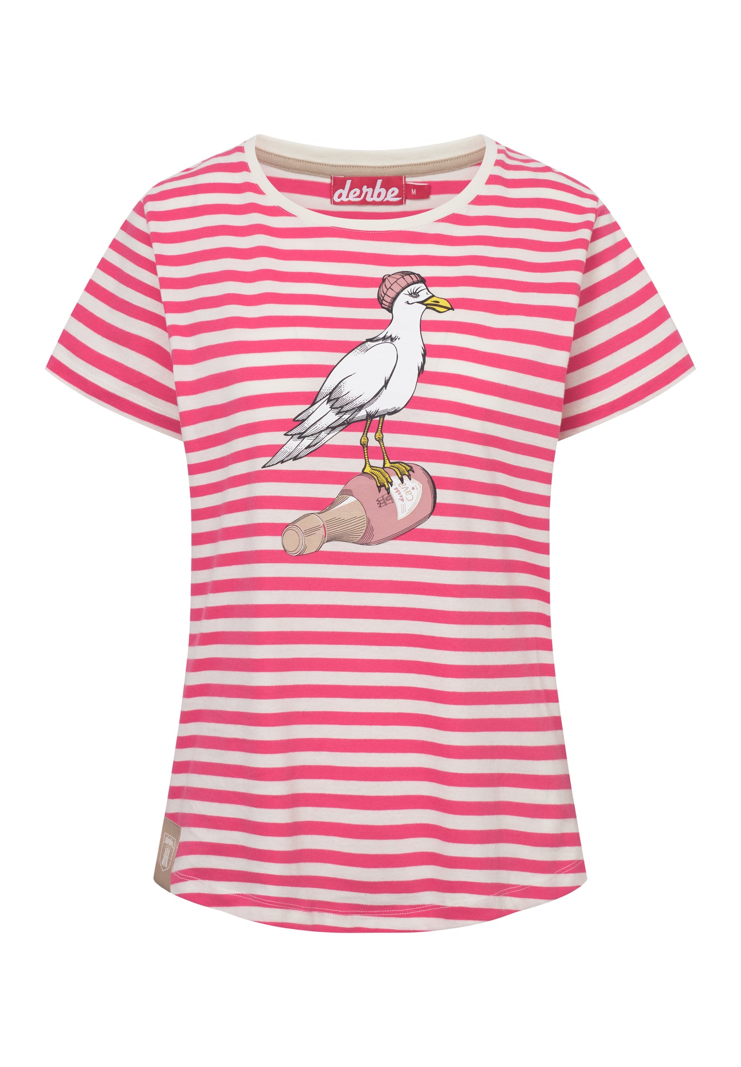 Derbe Damen T-Shirt Sturmmöwin - striped