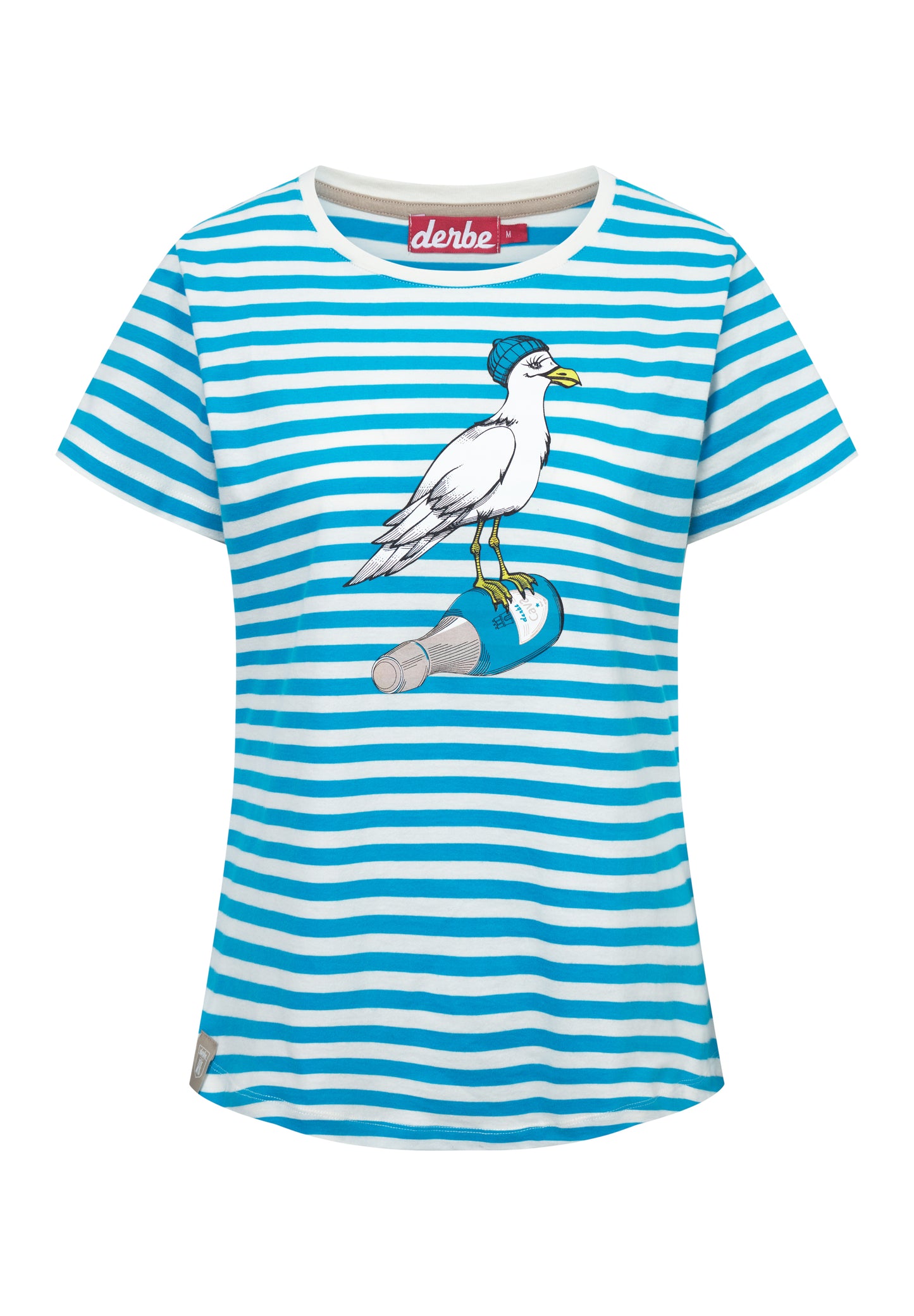 Derbe Damen T-Shirt Sturmmöwin - striped