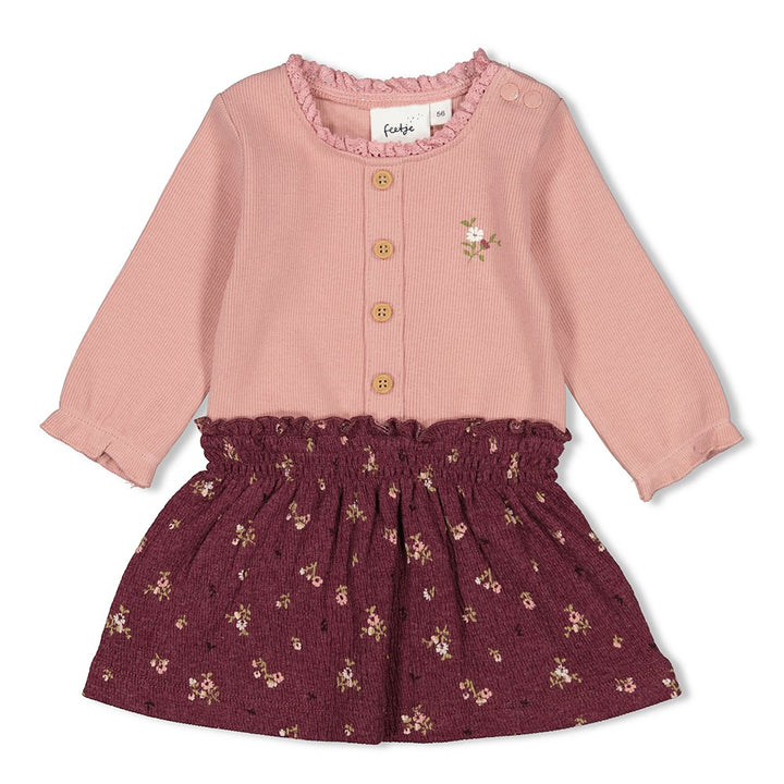 Feetje Baby Girls Geripptes Kleid - Blooming Meadow 51400523