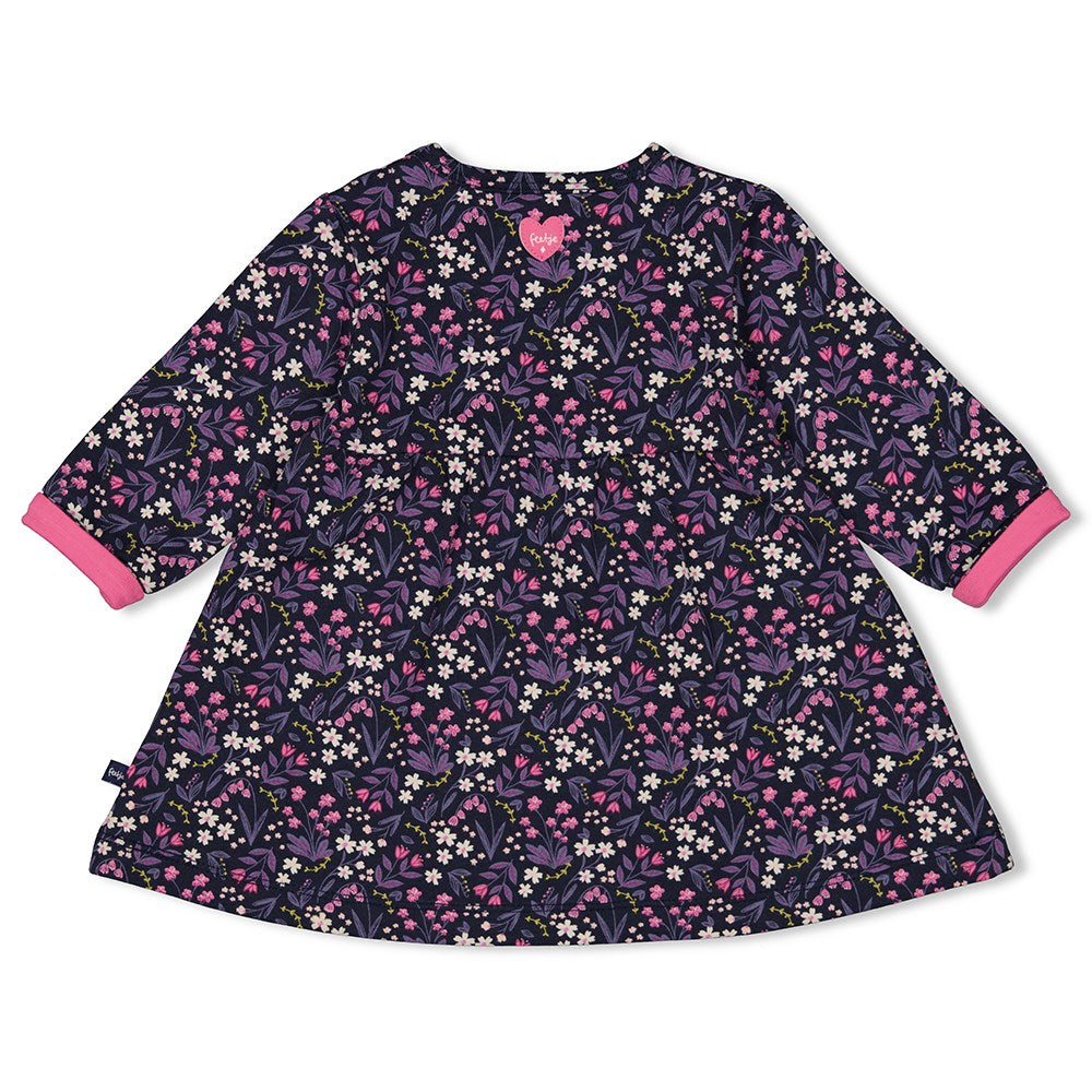 Feetje Baby Girls Kleid AOP - Midnight Flowers 51400524