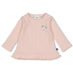 Feetje Baby Girls Ajour geripptes Longsleeve - Midnight Flowers 51602409