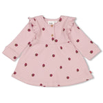 Feetje Baby Girls Geripptes Kleid AOP - You're So Sweet 51400533