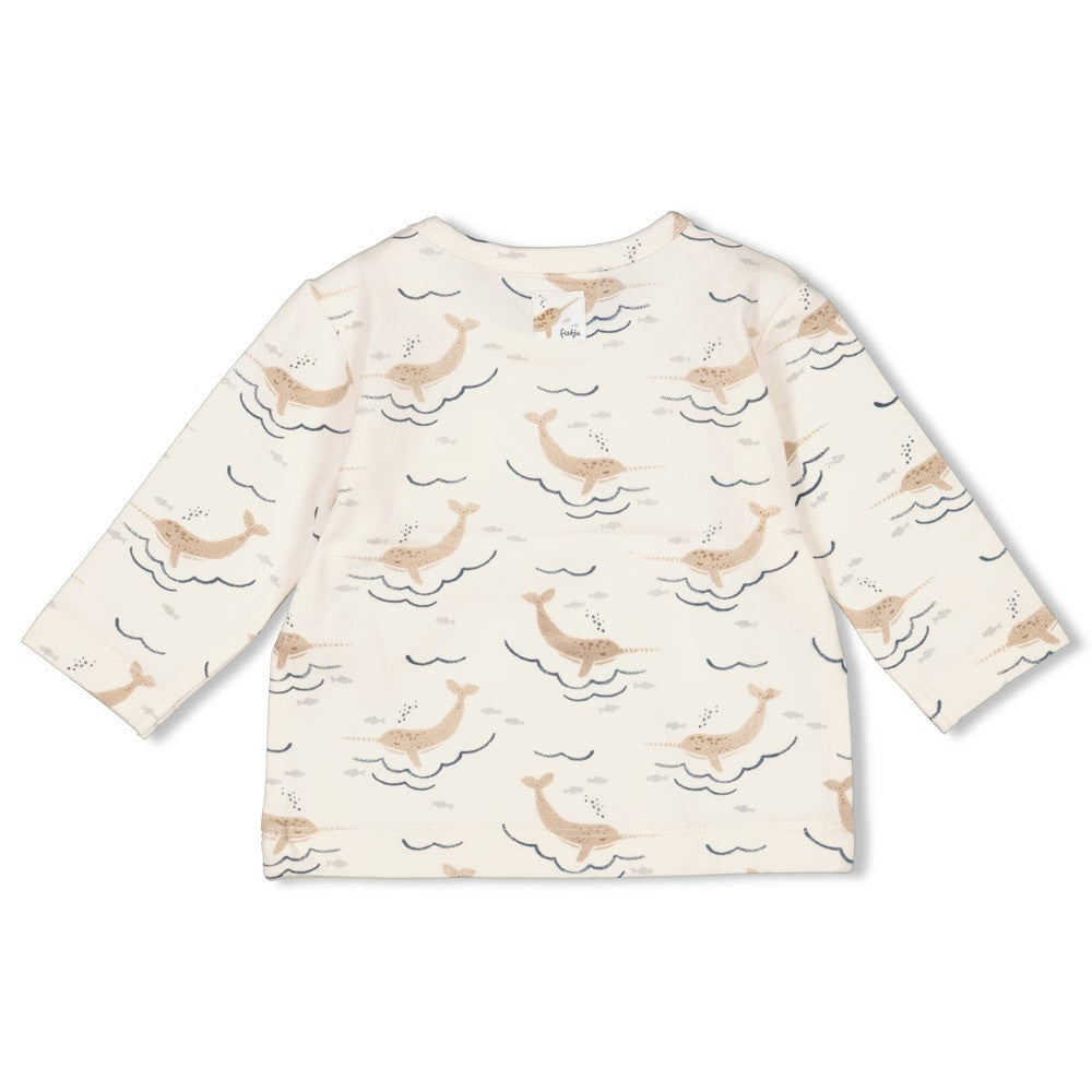 Feetje Baby Jungen Langarmshirt AOP - Narwal 51602586