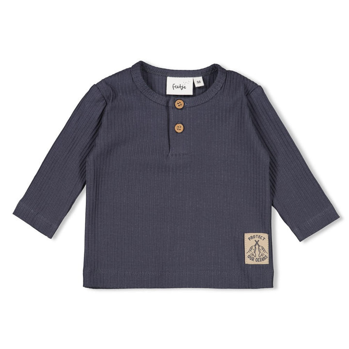 Feetje Baby Jungs Gerippte Longsleeve - Narwal 51602592