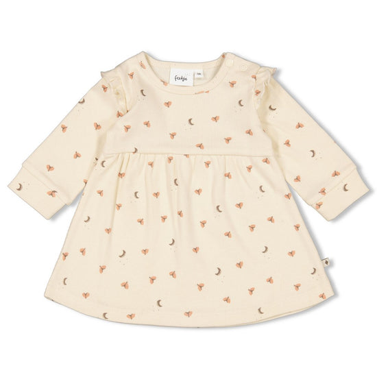 Feetje Baby Mädchen Geripptes Kleid Rüschen AOP - Dancing In The Moonlight 51400555