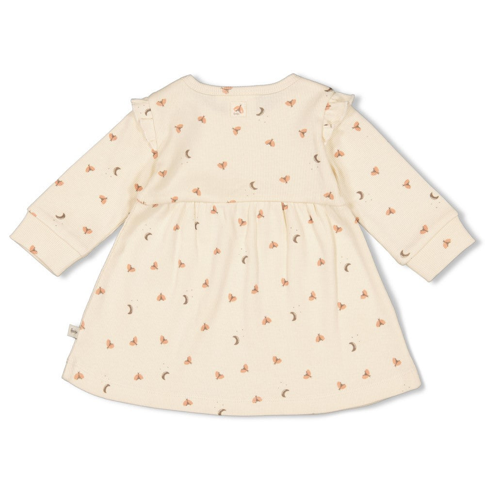 Feetje Baby Mädchen Geripptes Kleid Rüschen AOP - Dancing In The Moonlight 51400555