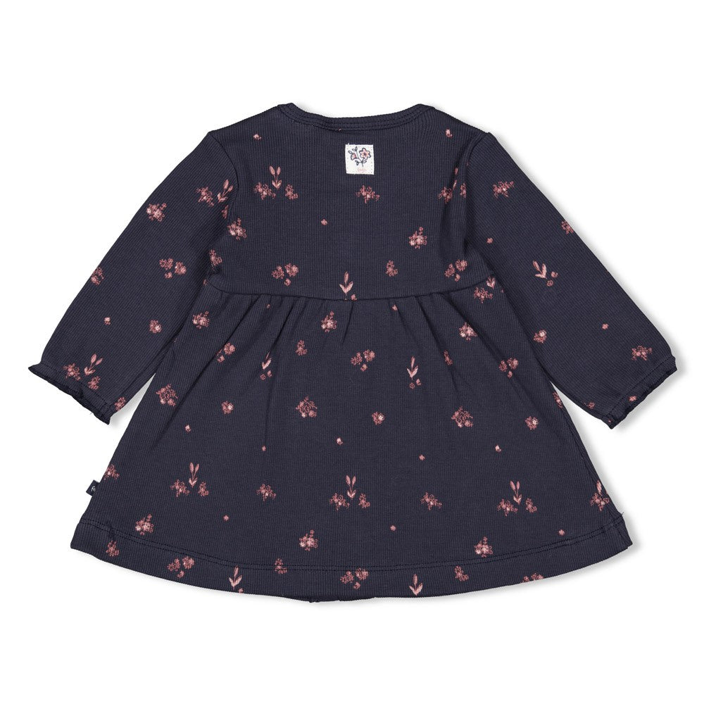 Feetje Baby Mädchen Geripptes Kleid AOP - Swanlake 51400564