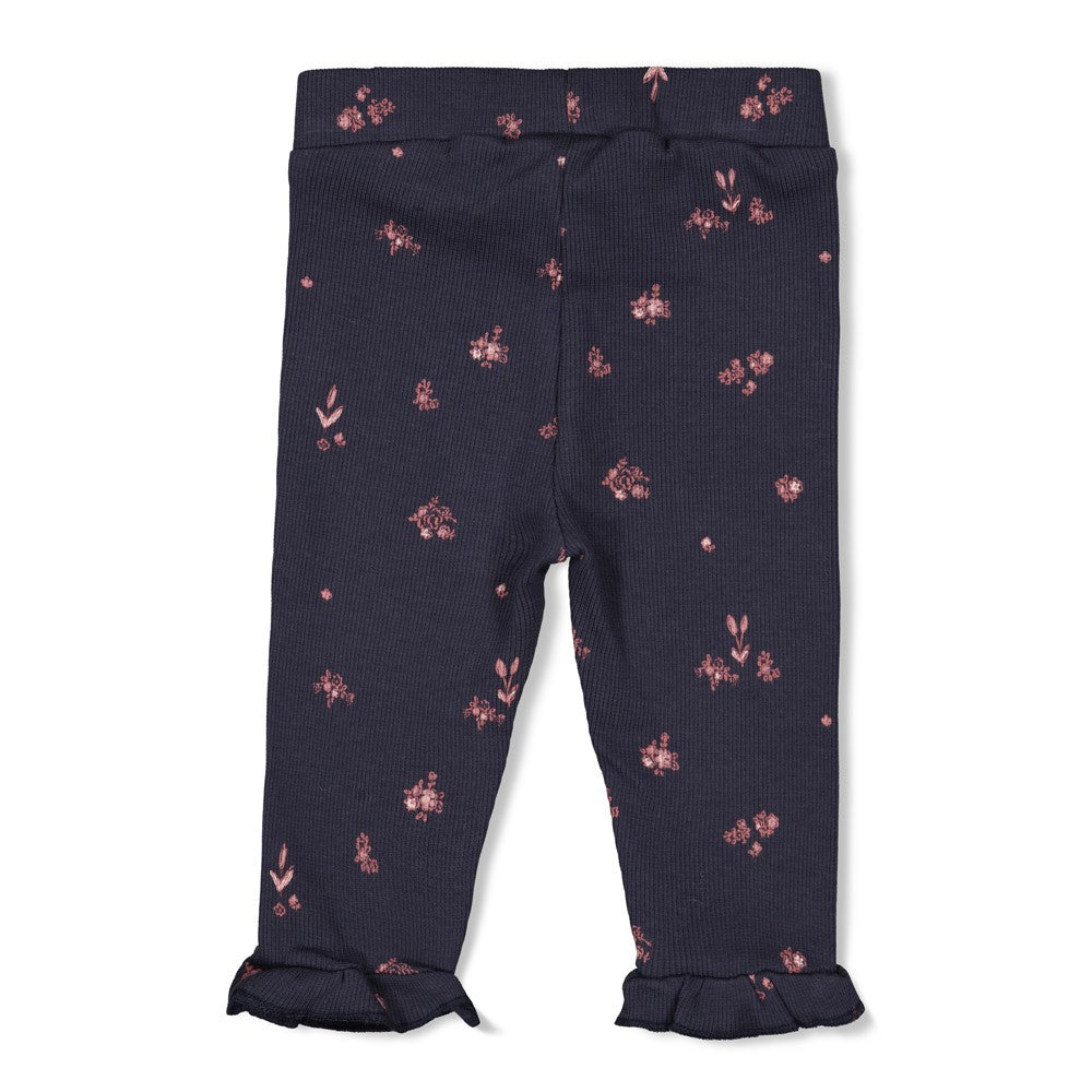 Feetje Baby Mädchen Gerippte Legging AOP - Swanlake 52202415