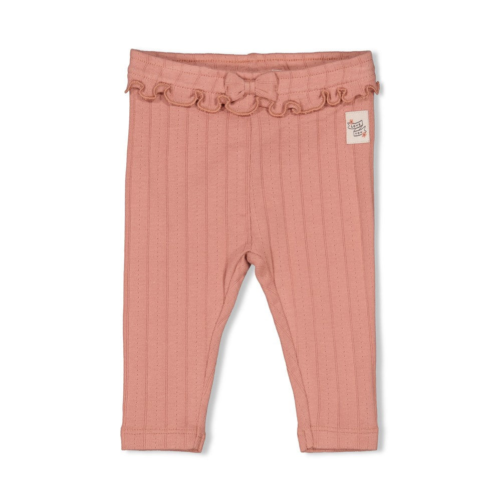 Feetje Baby Mädchen Gerippte Legging Pointelle - Woodland Bloom 52202403